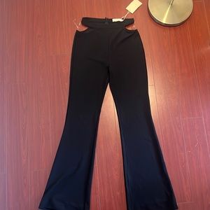 Meshki Quinn Cut Side Flare Pants